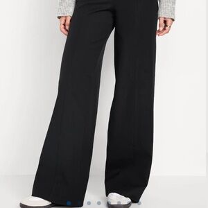 Women's Black Wide-Leg Pants